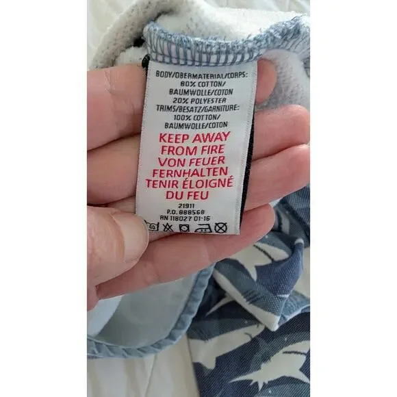 Mini Boden Shark Quarter Zip Pullover - Picture 7 of 8